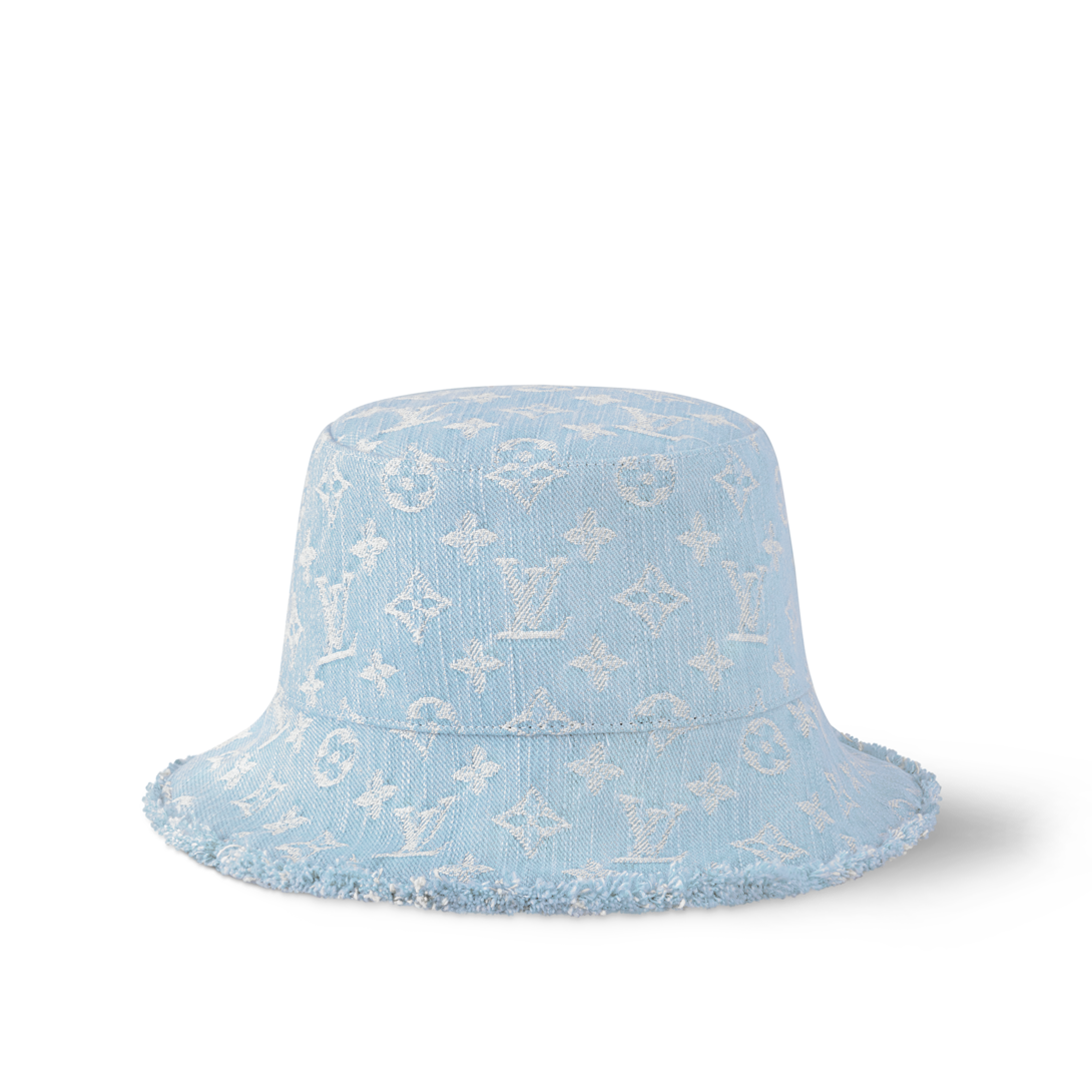 L﻿V Denim Bucket outlets Hat